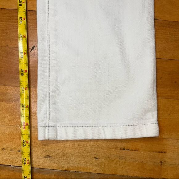 LAURÈL White Straight Leg Jeans - Size 6 (European 36) - Picture 11 of 13